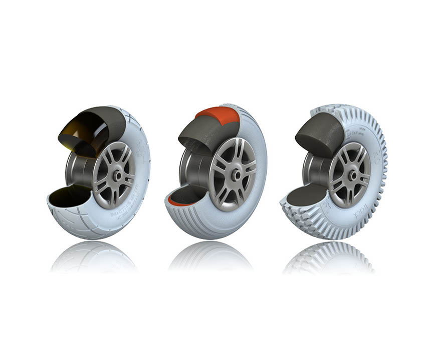 Pneumatic tyres with puncture protection